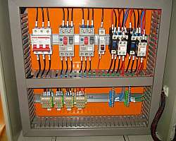 Instalação de painéis elétricos